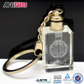 Customized design popular 3d fire extinguisher crystal keychain